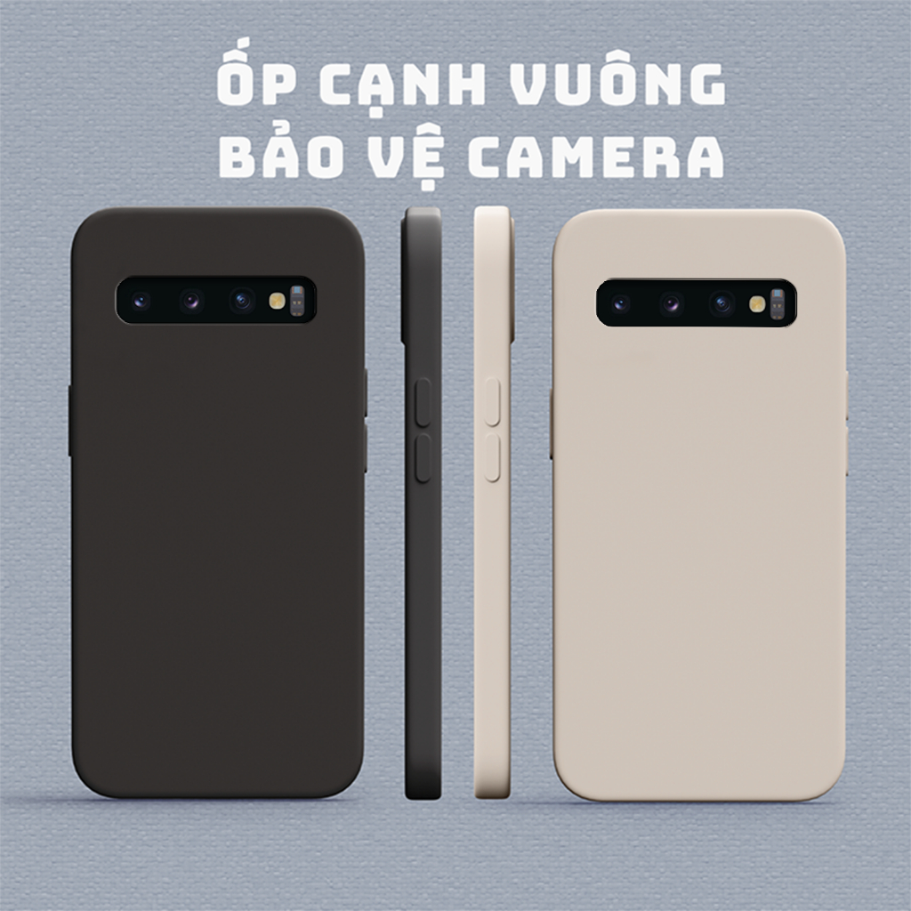 Ốp Lưng Điện Thoại cạnh vuông cho SAMSUNG S10 5G/ S10E - S10 PLUS( S10+) - S10 LITE  |ỐP TPU TRƠN BẢ