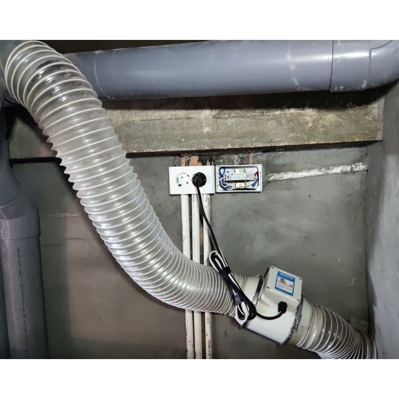 Quạt thông gió hút mùi