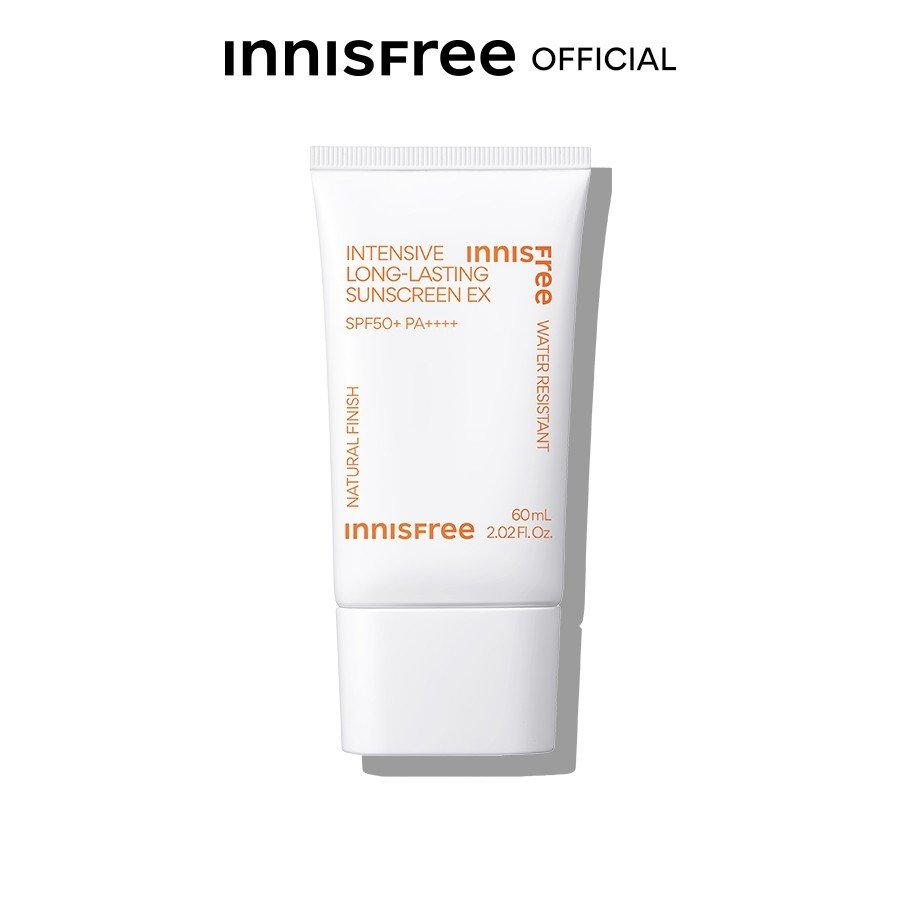 Kem chống nắng lâu trôi innisfree Intensive Long Lasting Sunscreen SPF50+ PA++++ 60ml (New 2023)