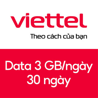 Viettel 3gb/ngày, 30 ngày