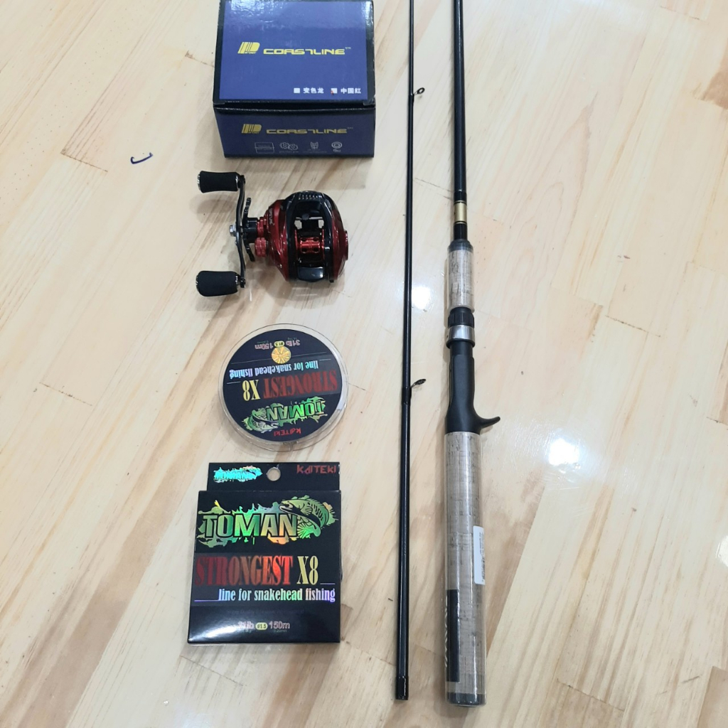 COMBO 774K | Cần Daiwa SweepFire + Máy Ngang CostLine PA + PE Toman