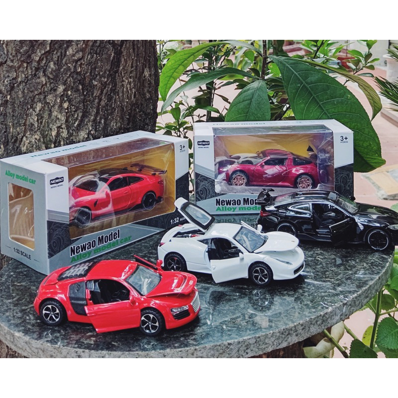 Mô hình xe ô tô tỉ lệ 1:32, siêu xe mô hình Porche, BMW, Audi, Ferrari khung thép chắc chắc, chi tiết như xe thật