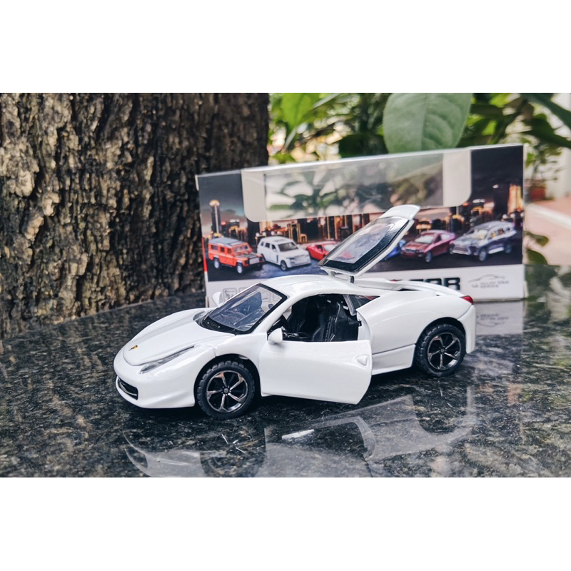 Mô hình xe ô tô tỉ lệ 1:32, siêu xe mô hình Porche, BMW, Audi, Ferrari khung thép chắc chắc, chi tiết như xe thật