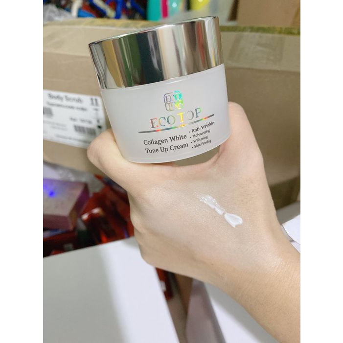 Kem trắng da Ecotop Collagen White Tone Up Cream