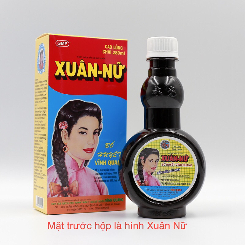 Xuân Nữ bổ huyết Vĩnh Quang chai 280mll