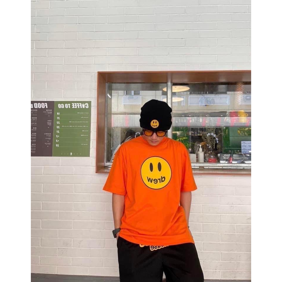 Áo thun Dreww drew sẵn 8 màu   Size S M L, Chất 100% Cotton, Bo cổ sắc nét Dày Dặn