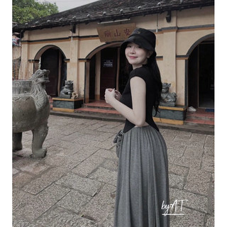 Set áo thun mix chân váy