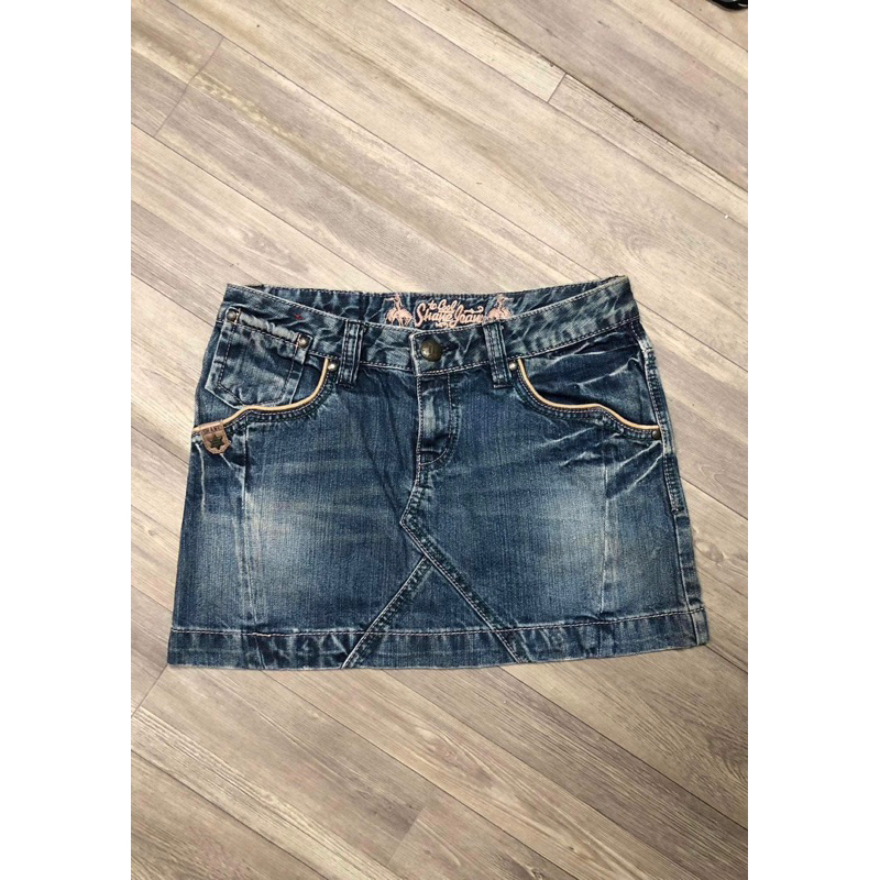 Chân váy jeans vintage y2k size M
