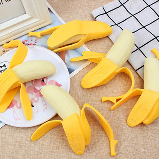 Squishy chuối đồ chơi kéo dãn bóp giảm stress