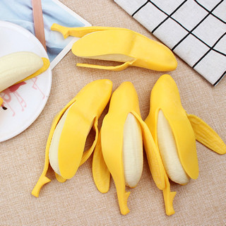 Squishy chuối đồ chơi kéo dãn bóp giảm stress