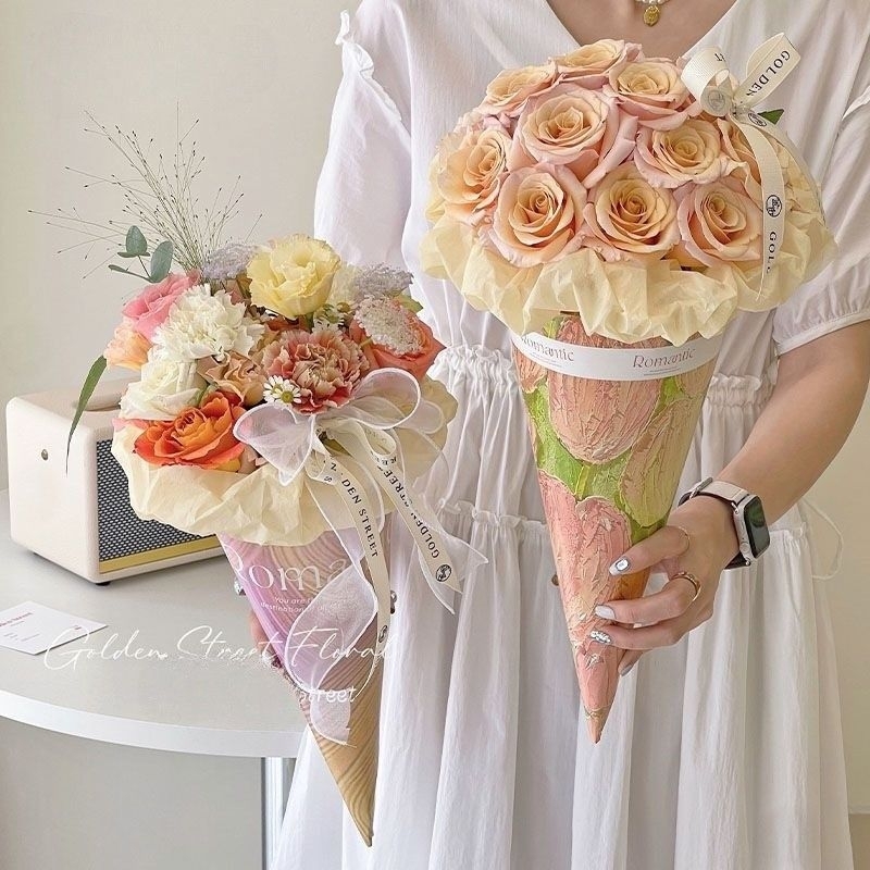 Ống Kem dùng cắm Hoa đựng Trái Cây, Quà siêu dễ thương.