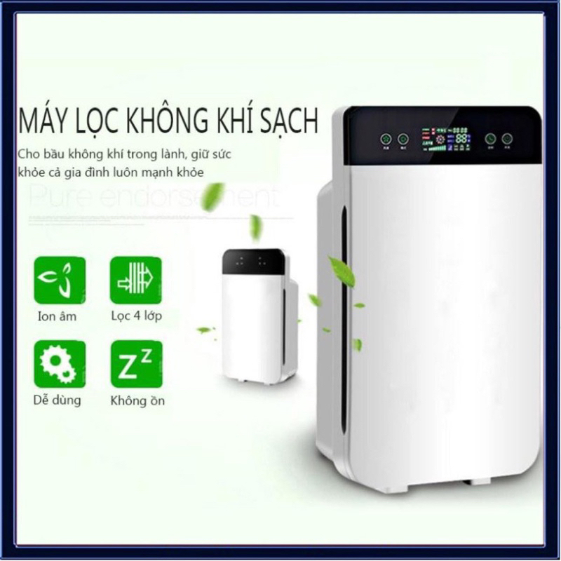 Máy lọc không khí thông minh, máy hút bụi không khí, máy lọc bụi vi khuẩn,PM2.5 có remot điều khiển