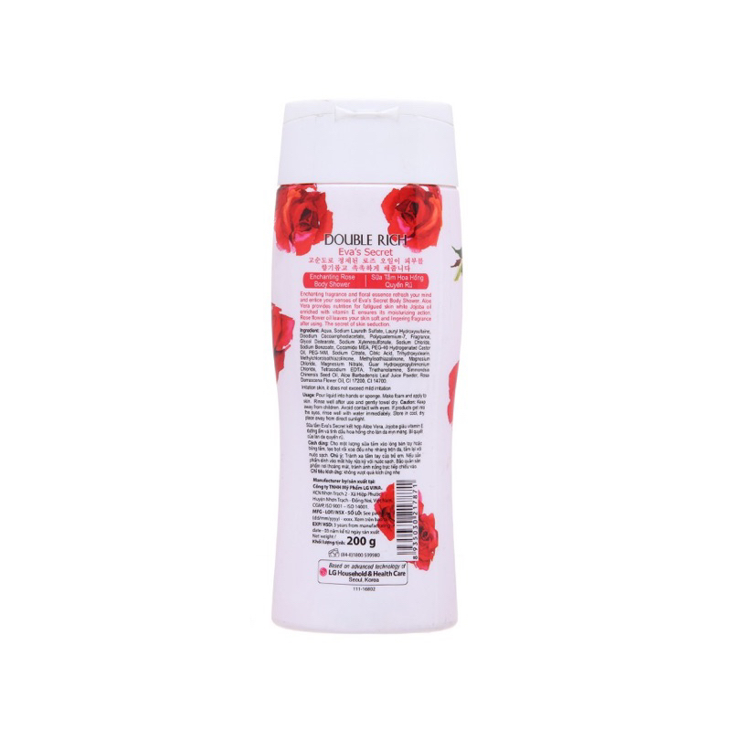 Sữa Tắm Hương Nước Hoa Hàn Quốc Double Rich  200g