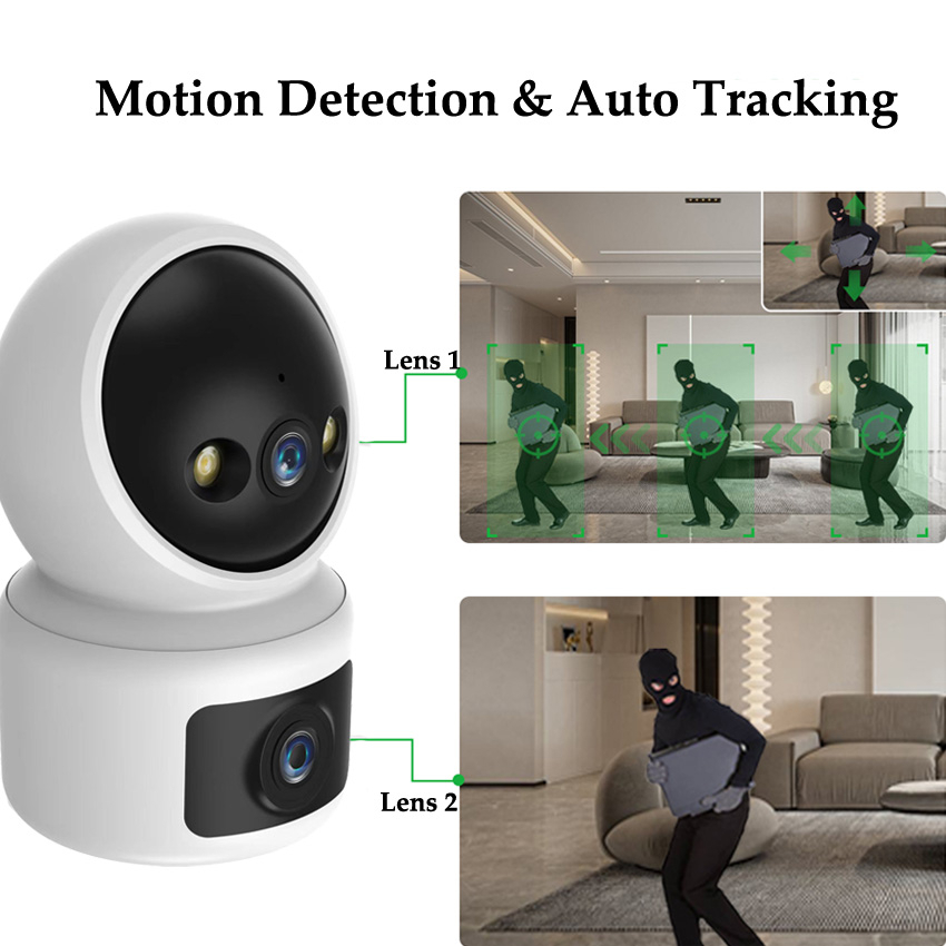 Camera ip yoosee | icsee Siêu nét, Góc rộng - Đàm thoại, xoay 355°, Theo dõi chuyển động thông minh, Có màu ban đêm