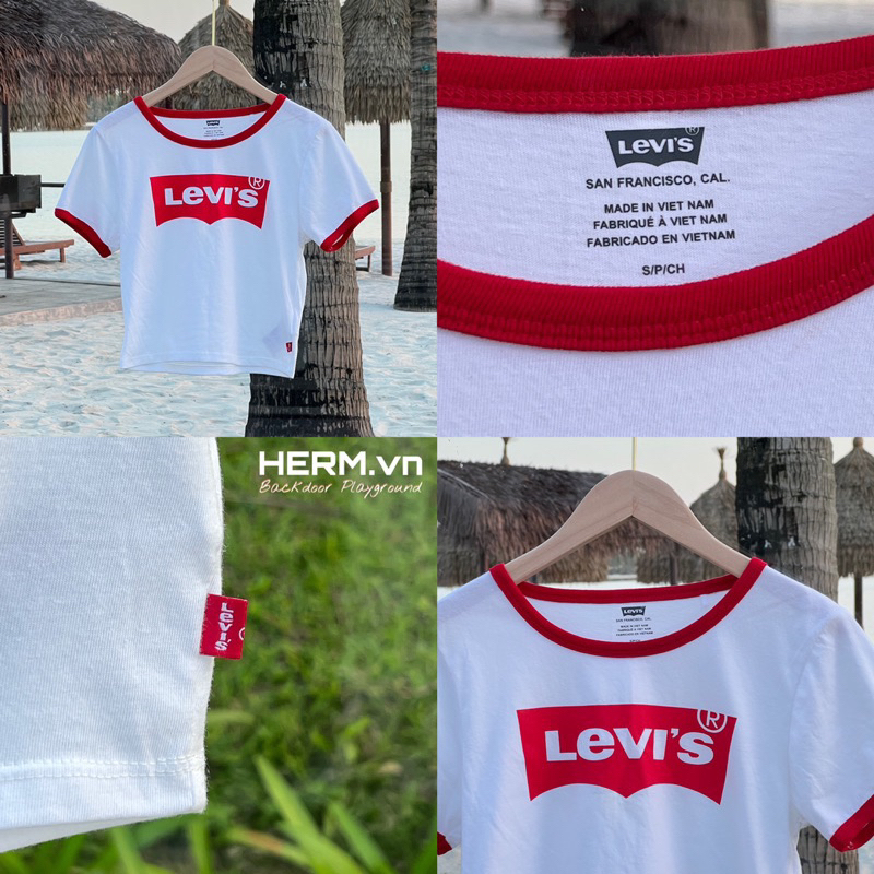 Áo thun Le.vi’s croptop babytee