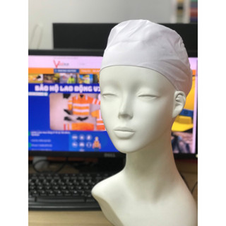 Nón y tế Nam, vải blouse y tế màu trắng cho bác sĩ, y tá, điều dưỡng