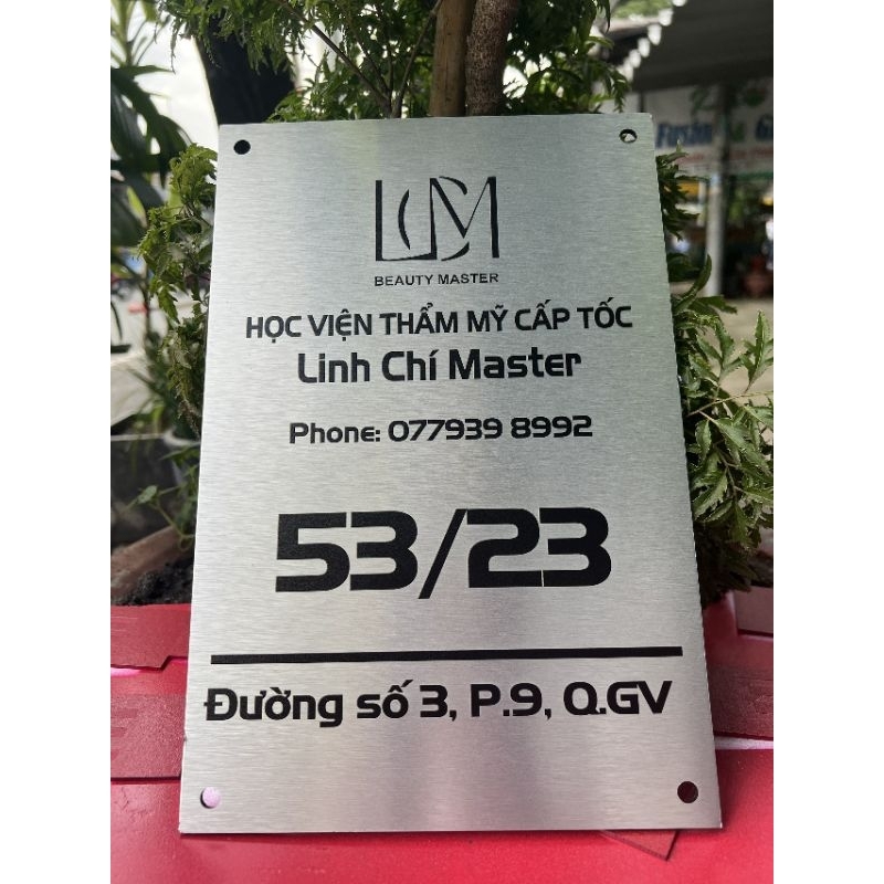 Bảng Số nhà, Bảng Công Ty in UV theo yêu cầu