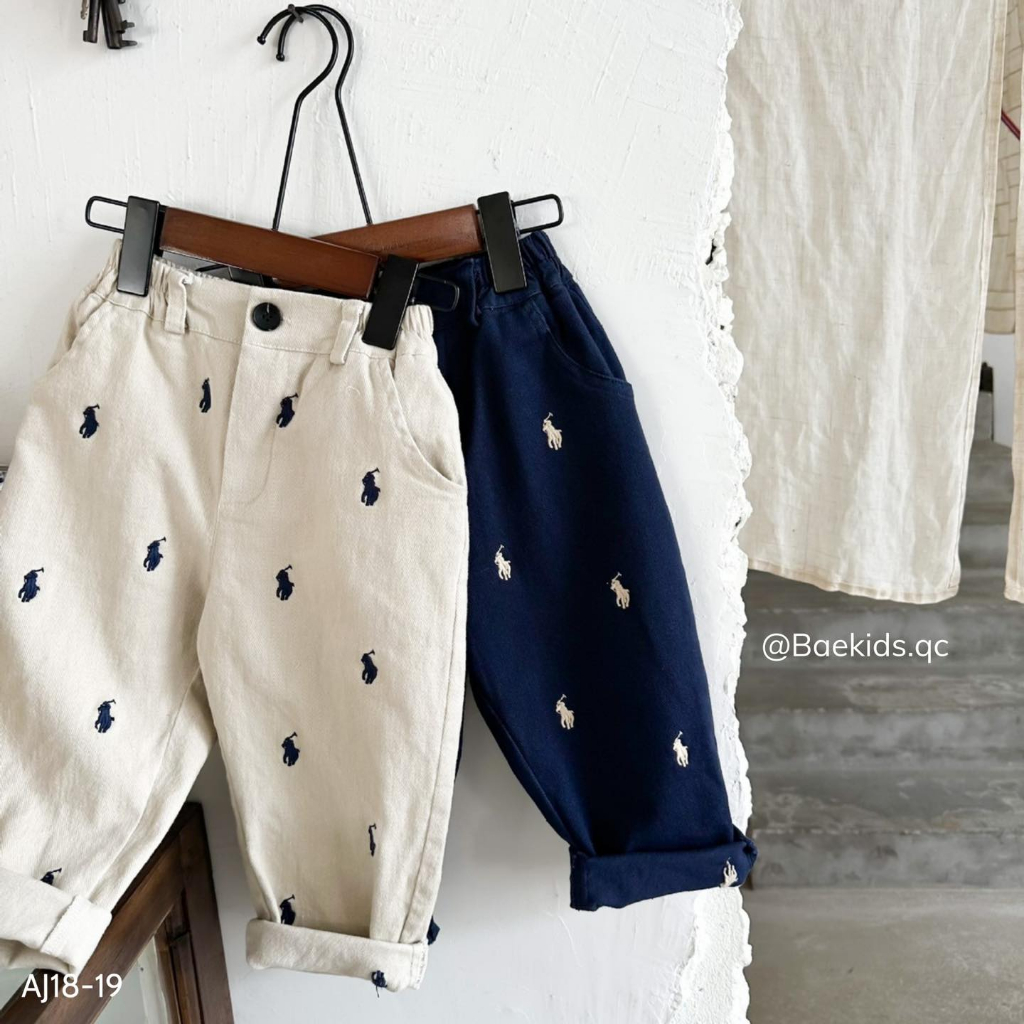 Quần kaki bé trai BAE KIDS, quần cho bé trai 11kg đến 34kg