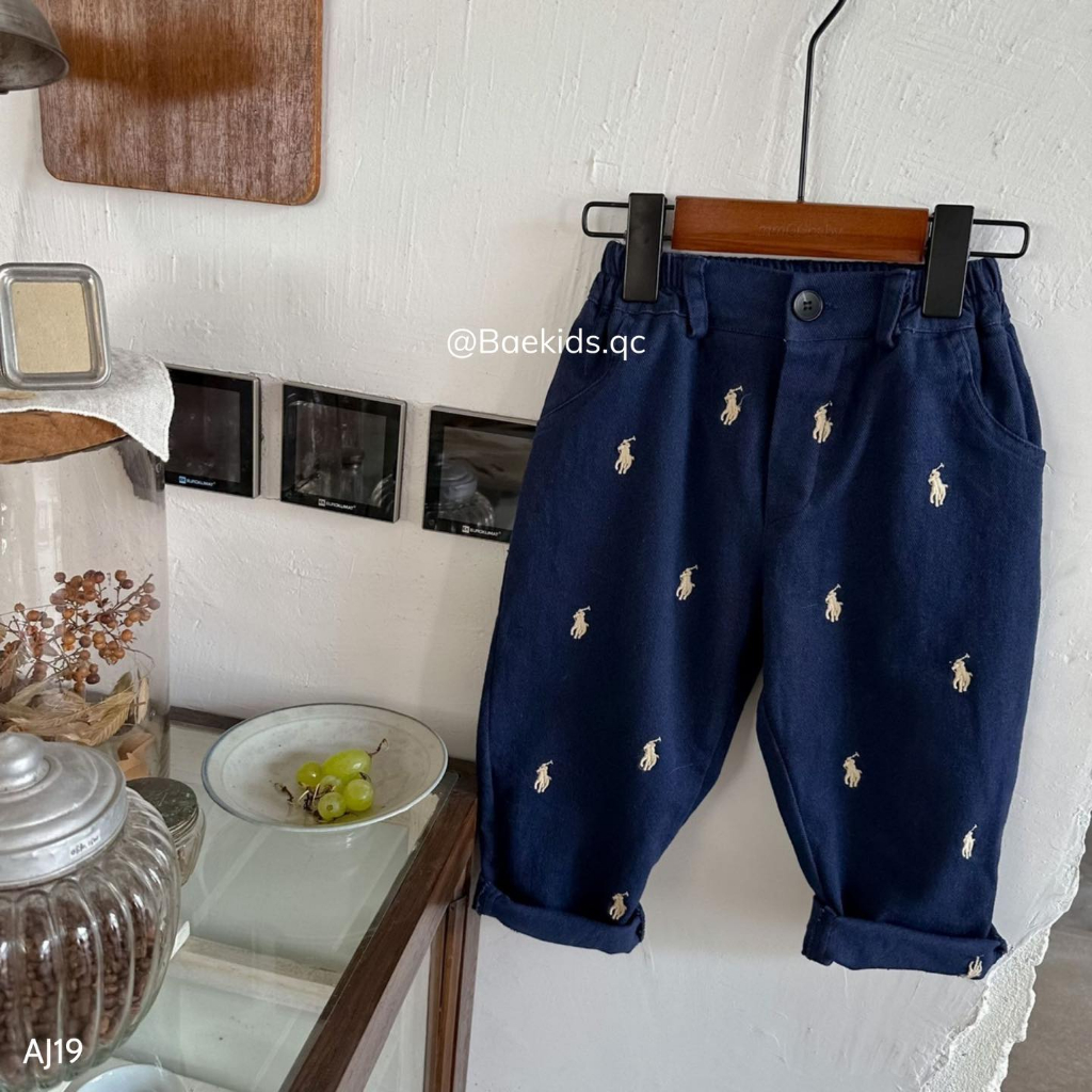 Quần kaki bé trai BAE KIDS, quần cho bé trai 11kg đến 34kg