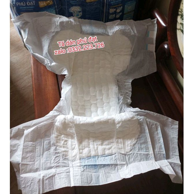 Tã bỉm dán Phú đạt Có vách hai bên  dành cho người già, phụ nữ sau sinh: Sizetừ 40-80kg Siêu thấm  hút