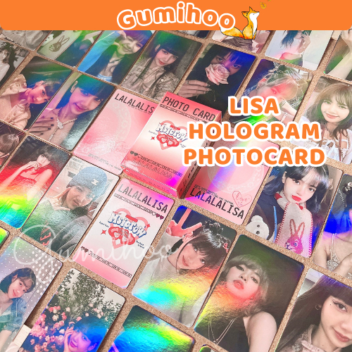 Gumihoo Hologram Lomo Card Lisa 50 Photocard/Album Solo 2023