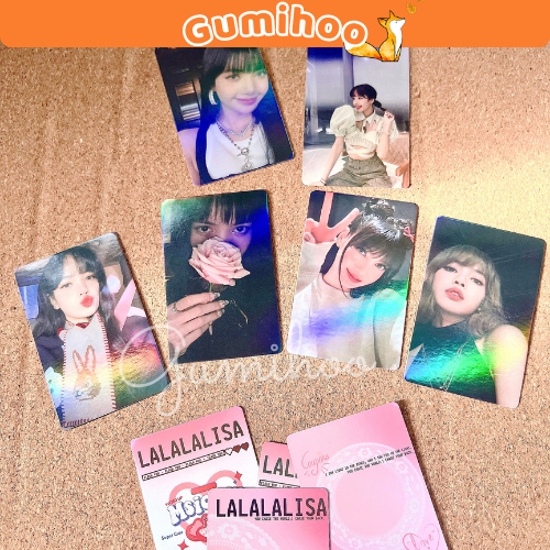 Gumihoo Hologram Lomo Card Lisa 50 Photocard/Album Solo 2023