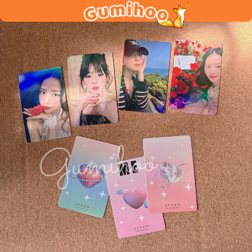 Bộ thẻ sưu tầm Lomo Card Jisoo lấp lánh hologram Photocard