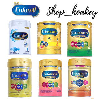 Sữa bột enfamil a+ neuropro 1,2,3,4, a2, bầu - fl hmo vị nhạt dễ uống – 830g