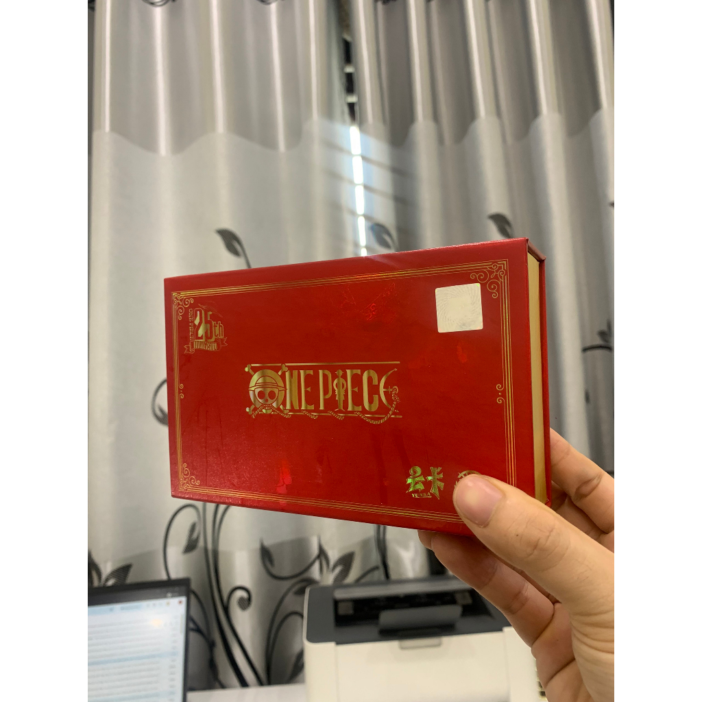 Hộp thẻ nhân phẩm One Piece đỏ fullbox hàng có sẵn