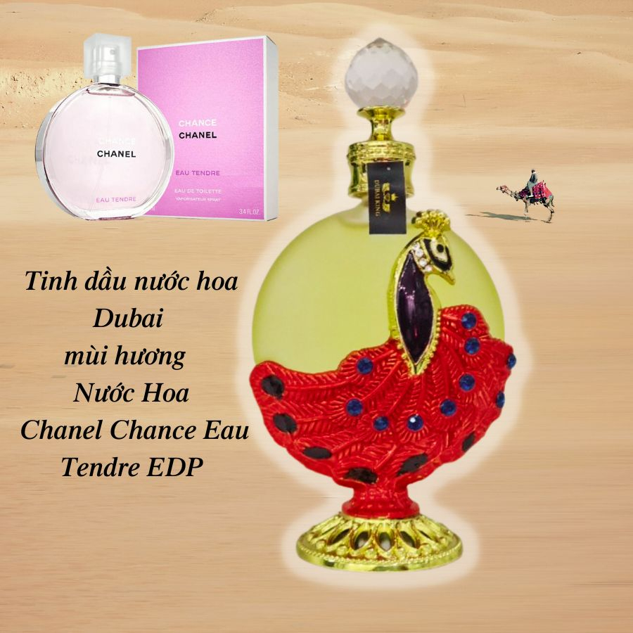 Tinh dầu Dubai ChaneI chance mùi hương nồng nàn, cuốn hút tươi trẻ Sang trọng, Nữ tính, Quyến rũ