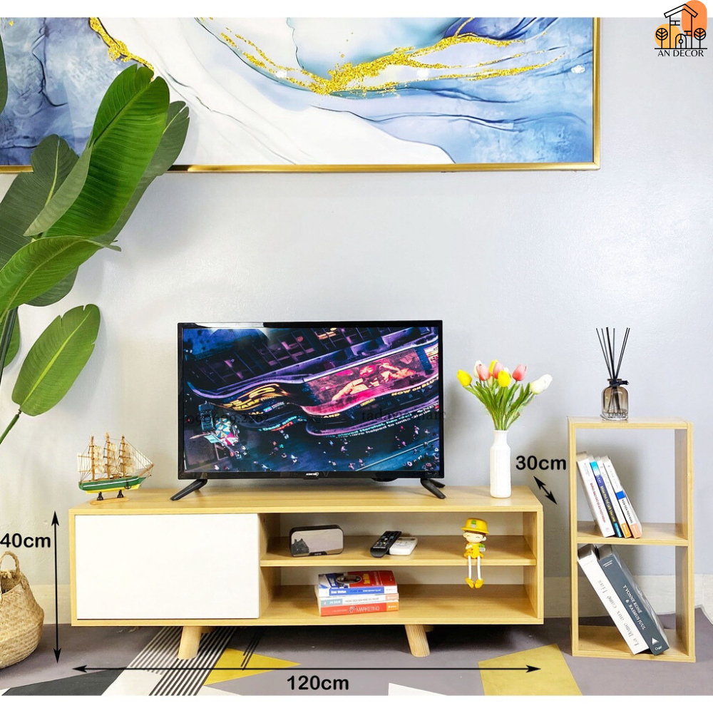 Kệ Ti Vi Để Phòng Khách, Phòng Ngủ Trang Trí Nội Thất Gỗ MDF Nhập Khẩu