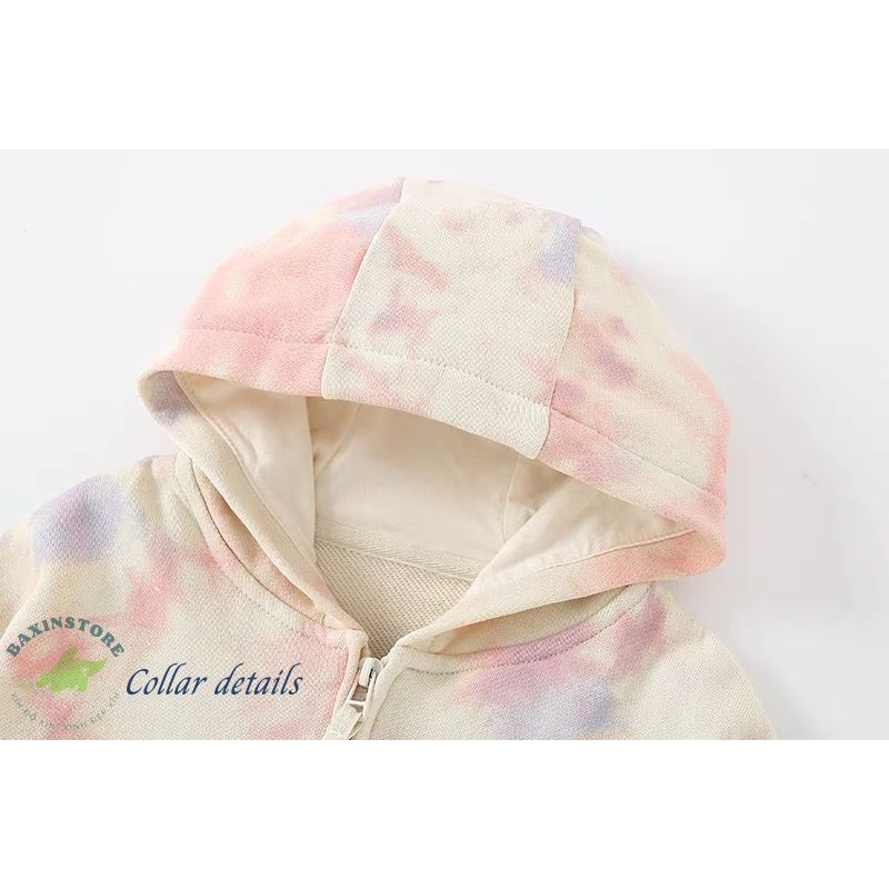 ÁO KHOÁC ĐI NẮNG DÀI TAY CÓ MŨ KHOÁ KÉO MALWEE 100% COTTON NỈ CHO BÉ TRẺ EM SIZE ĐẠI 2 3 4 5 6 7 8 TUỔI