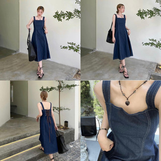 ĐẦM JEAN DÂY BẢN ĐAN DÂY LƯNG