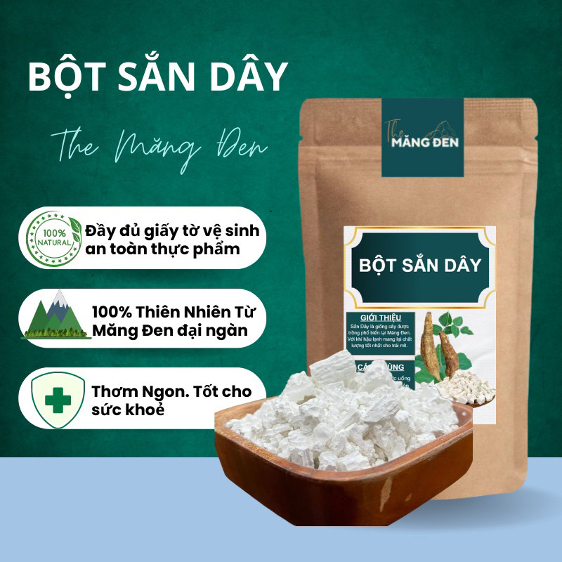 Bột Sắn Dây Nguyên Chất 250g Đặc Sản Măng Đen Kon Tum