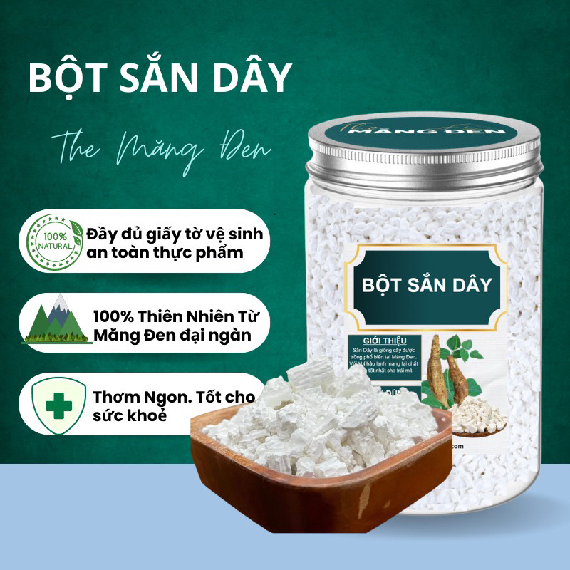 Bột Sắn Dây Nguyên Chất 250g Đặc Sản Măng Đen Kon Tum