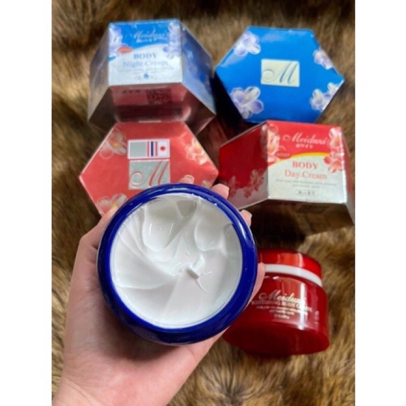 kem body meiduzi siêu trắng chính hãng ( đỏ - xanh)