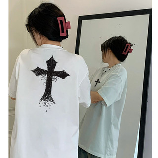 FOCUS local brand fashion áo phông nữ xám tay ngắn áo thun levents 100%cotton