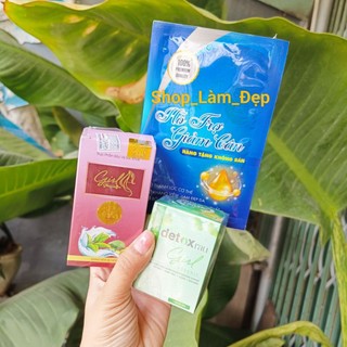 [Chính hãng tem bể ] Combo giảm cân Girl + Detox rau + gói đẹp da