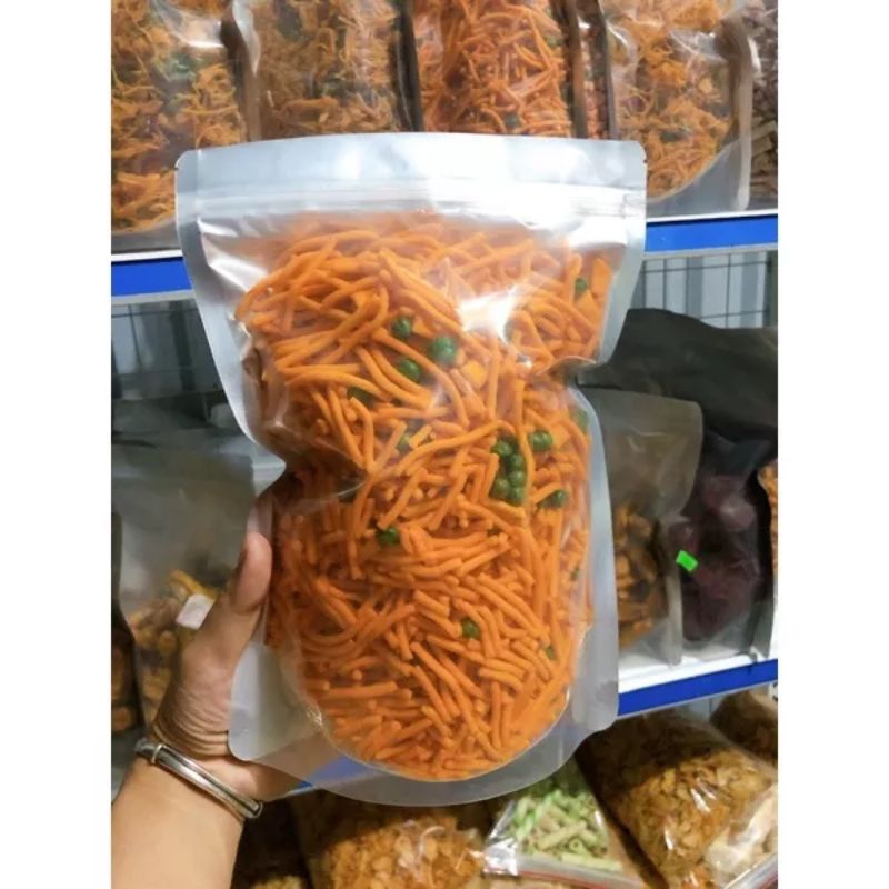 500g bim bim đậu hà lan đóng túi zip