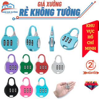 Ổ khóa số mini, khóa vali, balo, hành lí mật mã 3 chữ số, nhỏ gọn, an toàn, tiện lợi, ổ khóa mật mã 3 số