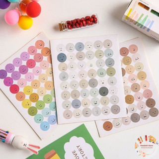 Sticker mặt cười, hình dán sticker trang trí sổ cute