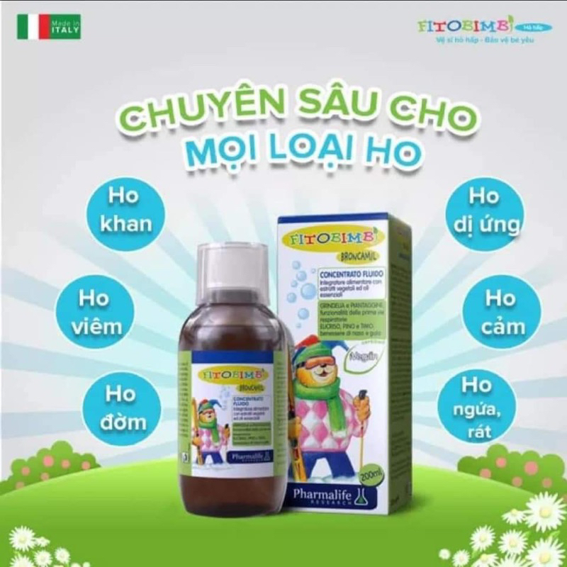 Siro Ho BROCAMIL giúp giảm ho Long đờm ở trẻ nhỏ, thành phần tự nhiên giúp thoáng họng , loãng đờm , khỏe hô hấp cho bé