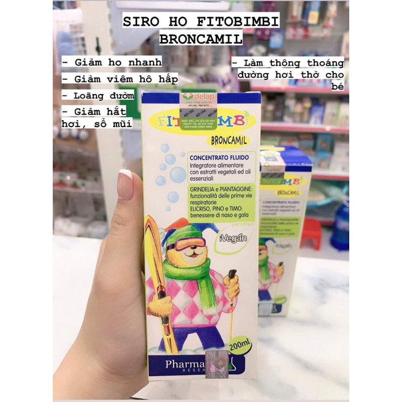 Siro Ho BROCAMIL giúp giảm ho Long đờm ở trẻ nhỏ, thành phần tự nhiên giúp thoáng họng , loãng đờm , khỏe hô hấp cho bé