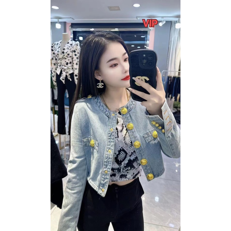 Hot thu đông 2023❤️‍🔥 Áo khoác jean sang chảnh hàng qccc qcl1