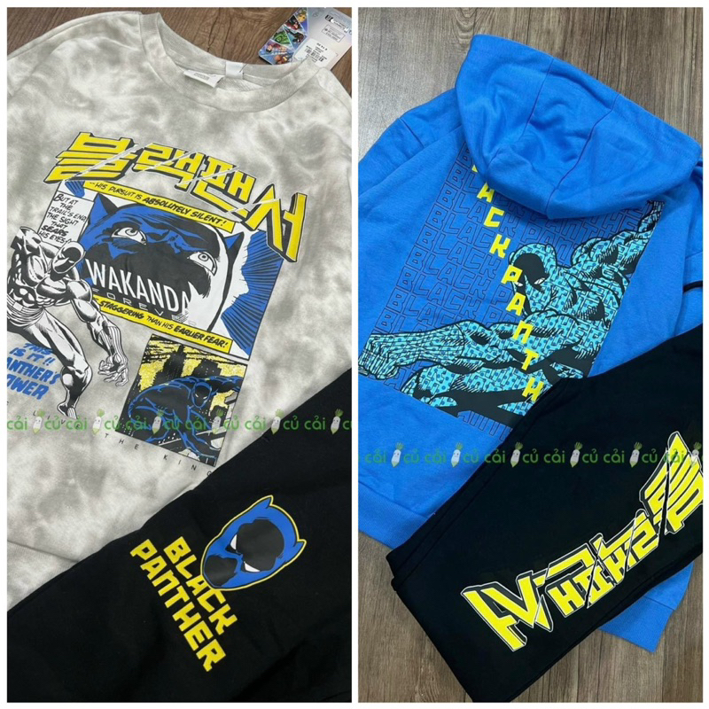 BD2311 BD2312 Bộ nỉ da cá BT dư xịn PR Black Panther