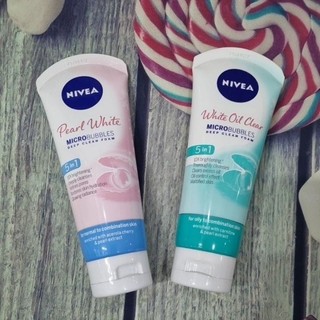 Sữa rửa mặt nivea 100g 😍😍 làm sạch bã nhờn bụi bẩn