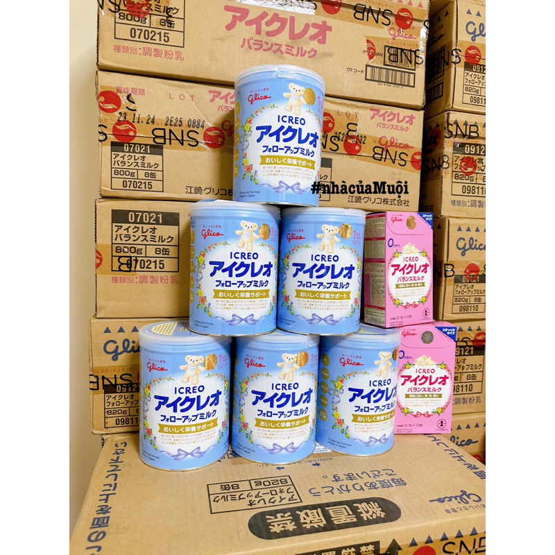 1 THÙNG 8 LON GLICO SỐ 1 & SỐ 0