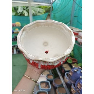 Chậu men chảy
