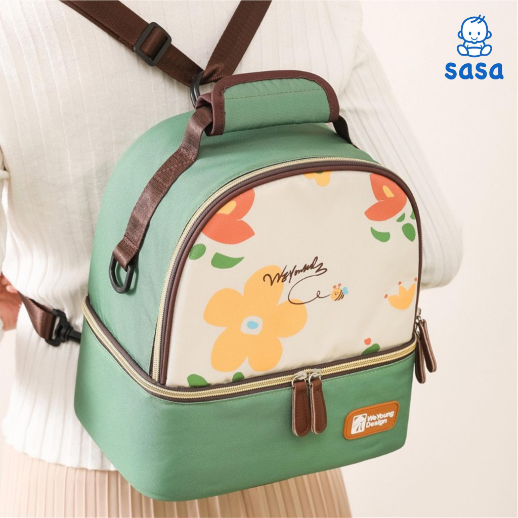 Balo bỉm sữa phiên bản 2020 đựng đồ bỉm sữa cho bé/ Balo bỉm sữa chống thấm nước Sasa cho mẹ và bé