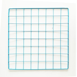 Màu xanh pastel -khung lưới sắt trang trí treo tường,decor,giỏ lưới đựng đồ size 35x35